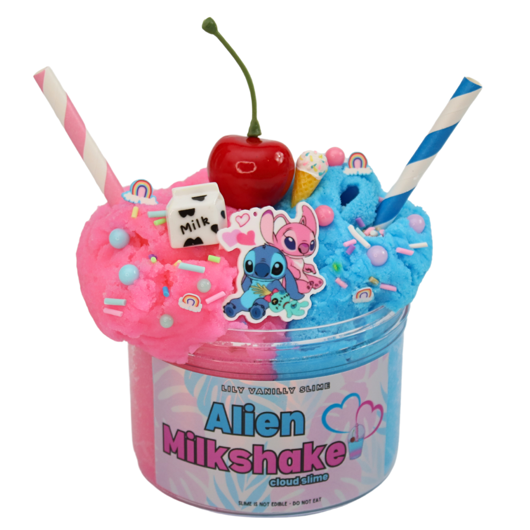 Alien Milkshake Cloud Slime | Lily Vanilly Slime