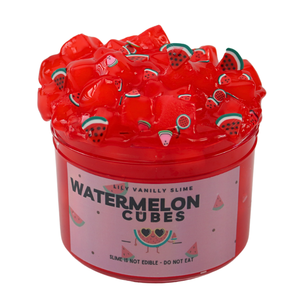 Watermelon Cubes Slime | Lily Vanilly Slime