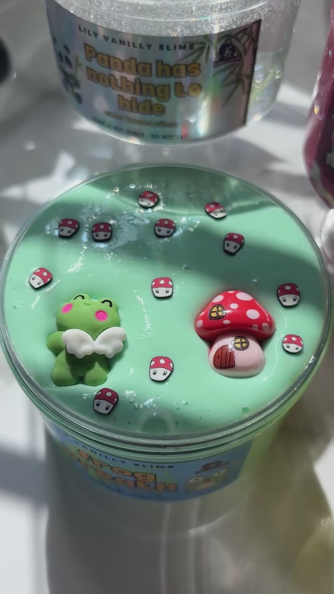 Frog Breath Mint Scented Glossy Slime | Lily Vanilly Slime | Lily