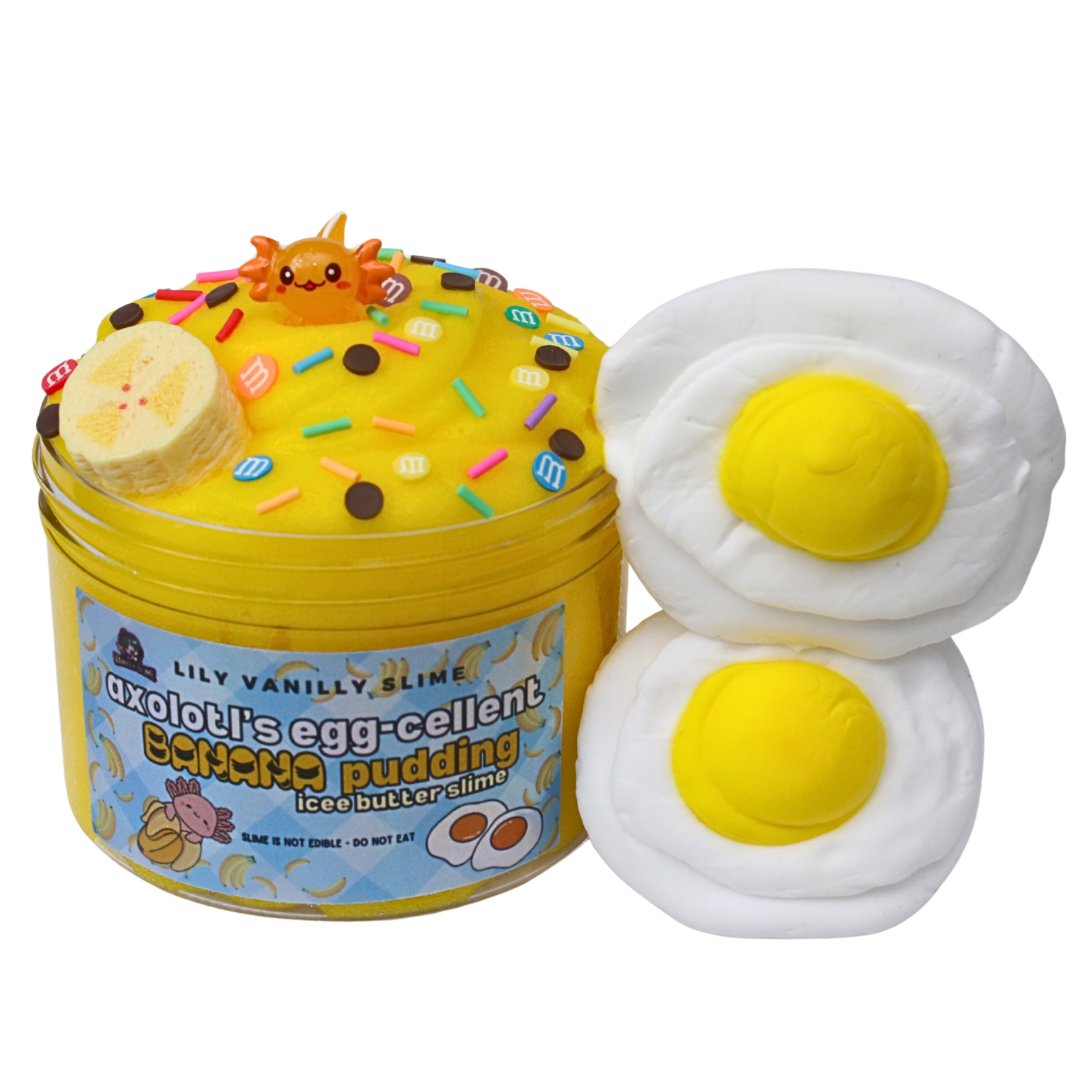 Axolotl’s Egg-cellent Banana Pudding Slime