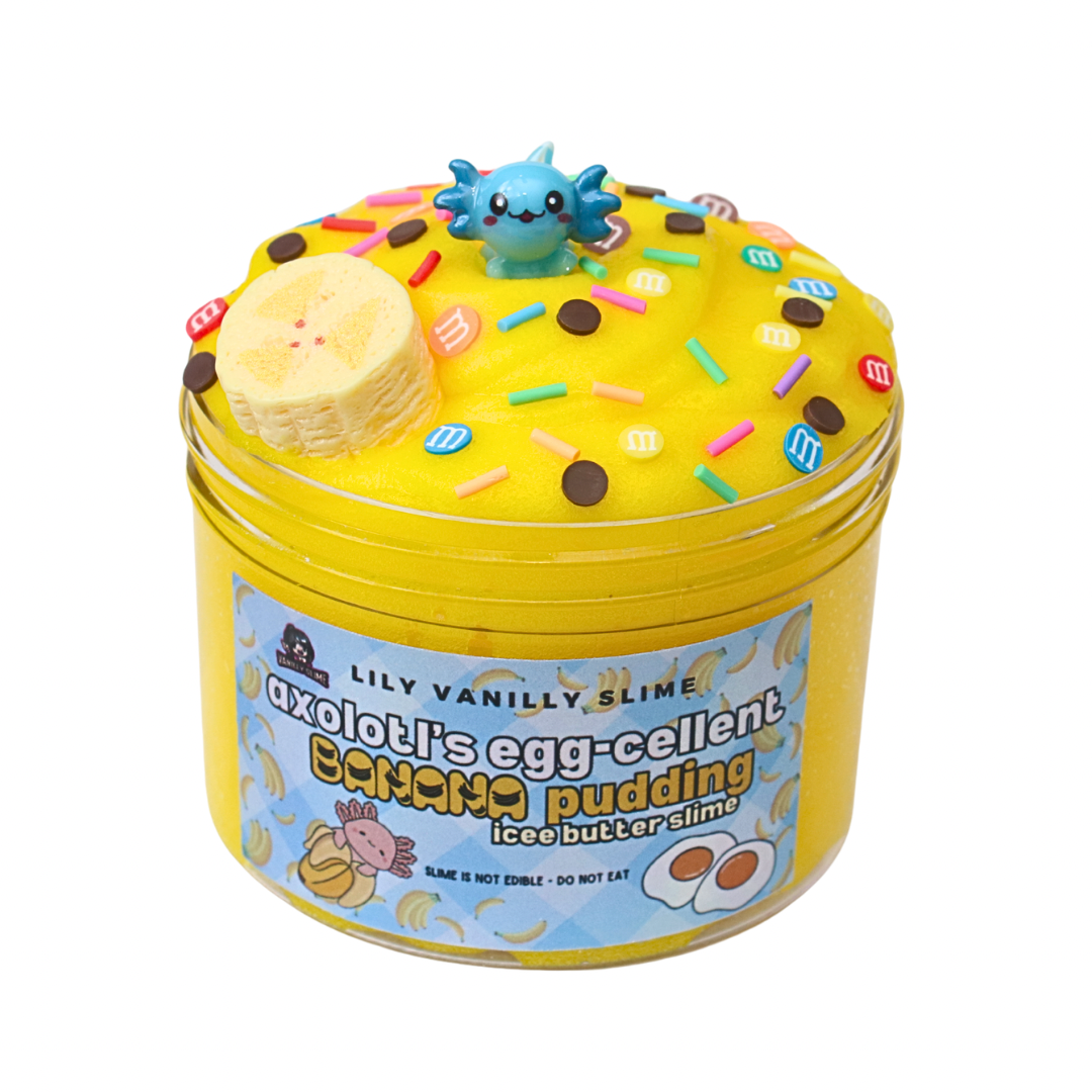 Axolotl’s Egg-cellent Banana Pudding Slime