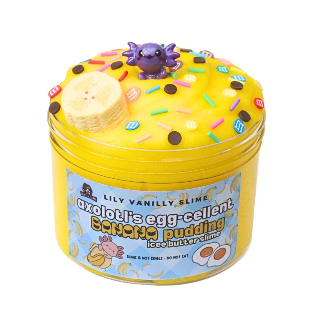 Axolotl’s Egg-cellent Banana Pudding Slime