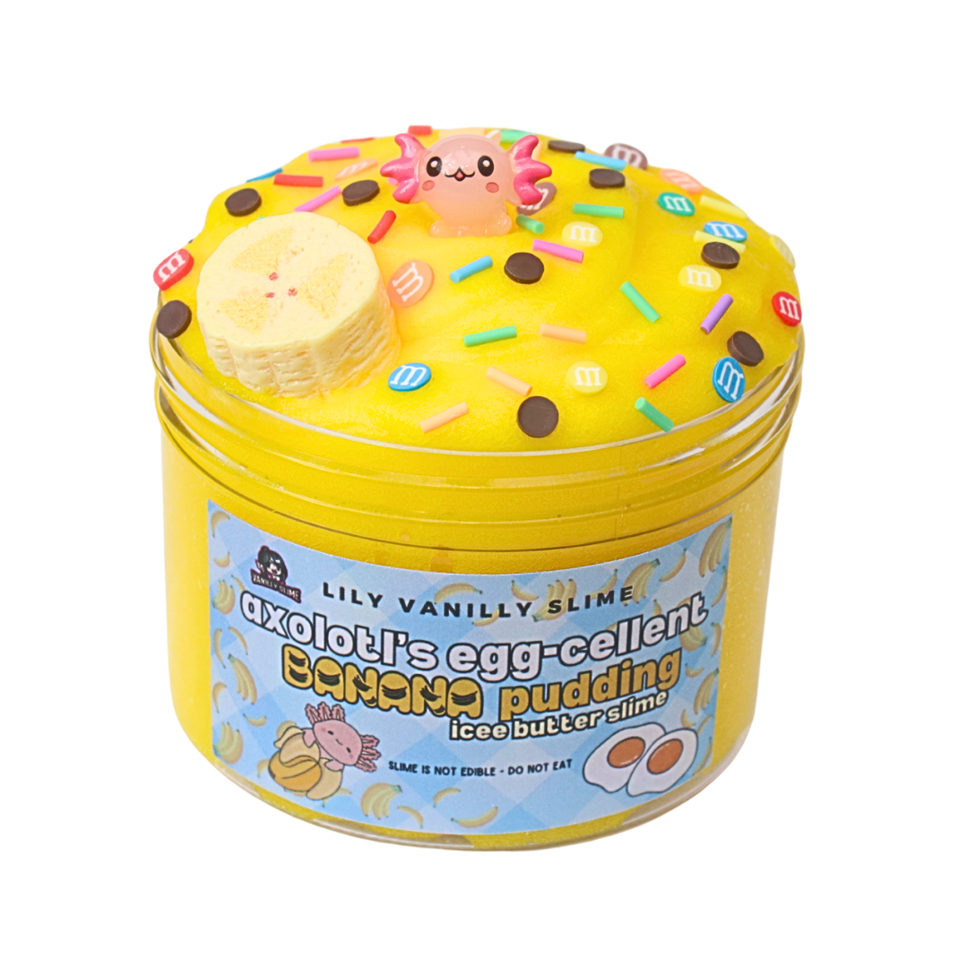 Axolotl’s Egg-cellent Banana Pudding Slime