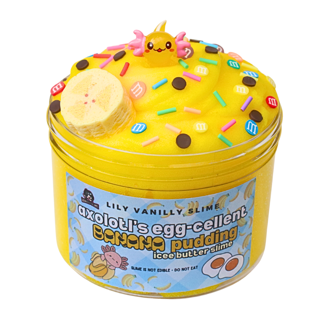 Axolotl’s Egg-cellent Banana Pudding Slime